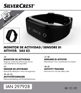 Manual de uso SilverCrest IAN 297928 Rastreador de actividad