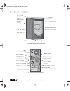 Manual Dell Dimension 4600 Desktop Computer