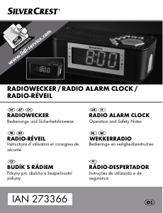Manual SilverCrest IAN 273366 Rádio relógio