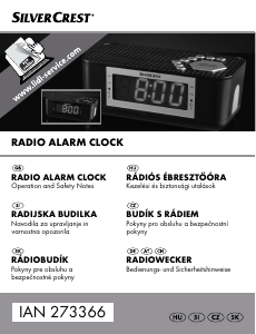 Návod SilverCrest IAN 273366 Rádiobudík