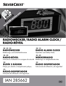Manual de uso SilverCrest IAN 285662 Radiodespertador