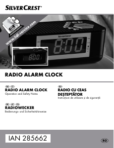 Manual SilverCrest IAN 285662 Radio cu ceas