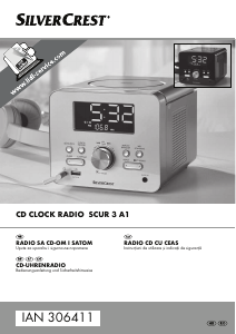 Manual SilverCrest IAN 306411 Radio cu ceas
