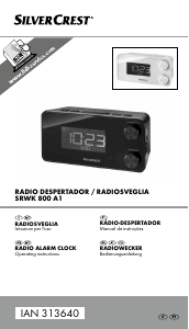 Manual SilverCrest IAN 313640 Rádio relógio
