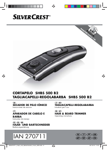 Manual SilverCrest IAN 270711 Aparador de barba