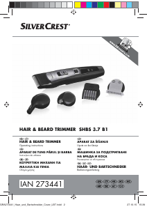 Manual SilverCrest IAN 273441 Trimmer de barba