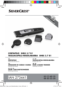 Manual de uso SilverCrest IAN 273441 Barbero