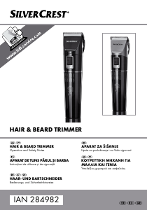 Manual SilverCrest IAN 284982 Trimmer de barba