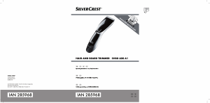 Manual SilverCrest IAN 285968 Beard Trimmer