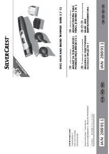 Manual SilverCrest IAN 288911 Trimmer de barba