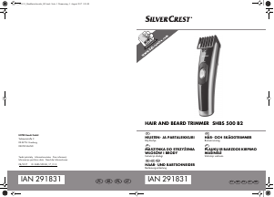 Bruksanvisning SilverCrest IAN 291831 Skäggtrimmer