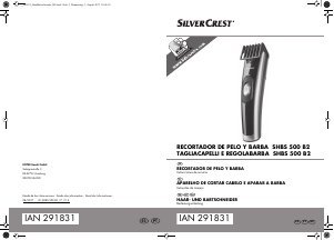 Manual SilverCrest IAN 291831 Aparador de barba