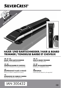 Manual SilverCrest IAN 300432 Aparador de barba