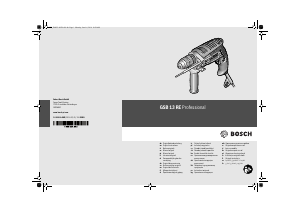 Посібник Bosch GSB 13 RE Professional Дрель-шуруповерт