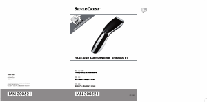 Manuale SilverCrest IAN 300521 Regolabarba