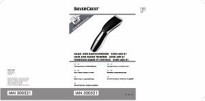 Manual SilverCrest IAN 300521 Aparador de barba
