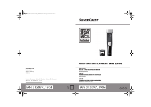 Mode d’emploi SilverCrest IAN 315097 Tondeuse à barbe