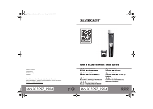 Εγχειρίδιο SilverCrest IAN 315097 Μηχανή περιποίησης γενειάδας