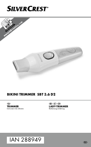 Manual SilverCrest IAN 288949 Bikini trimmer