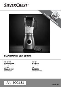 Mode d’emploi SilverCrest IAN 100484 Blender