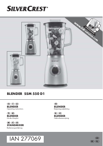 Handleiding SilverCrest IAN 277069 Blender