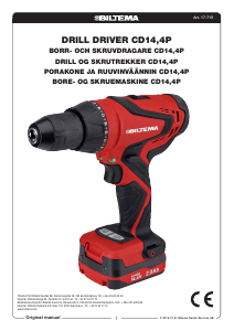 Bruksanvisning Biltema CD 14.4P Drill-skrutrekker