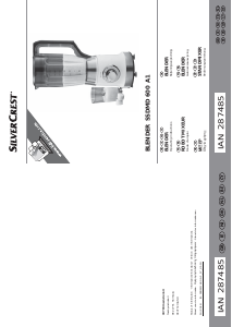 Kullanım kılavuzu SilverCrest IAN 287485 Blender