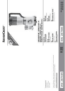 Manual de uso SilverCrest IAN 287485 Batidora