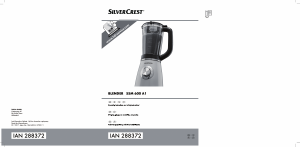 Manual SilverCrest IAN 288372 Blender