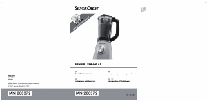 Priručnik SilverCrest IAN 288372 Blender