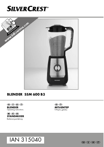 Handleiding SilverCrest IAN 315040 Blender