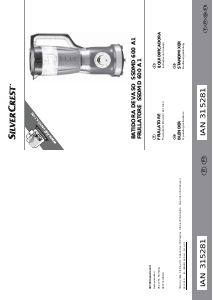 Manual SilverCrest IAN 315281 Liquidificadora