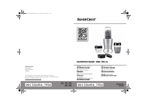Manual SilverCrest IAN 326494 Blender