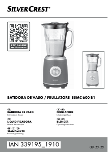 Manual de uso SilverCrest IAN 339195 Batidora