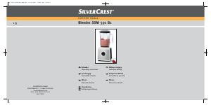 Instrukcja SilverCrest IAN 71495 Blender