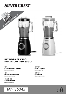 Manual de uso SilverCrest IAN 86045 Batidora