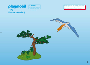 Priručnik Playmobil set 4173 Adventure Pteranodon