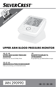 Manual SilverCrest IAN 290990 Blood Pressure Monitor