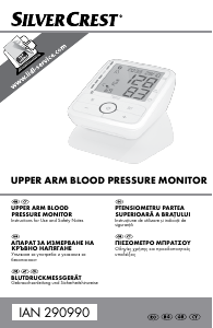 Εγχειρίδιο SilverCrest IAN 290990 Συσκευή παρακολούθησης της πίεσης στο αίμα