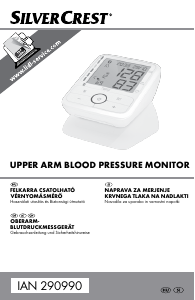 Priročnik SilverCrest IAN 290990 Merilnik krvnega tlaka