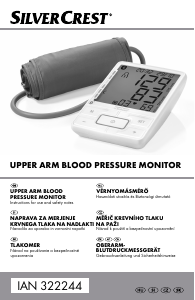 Manuál SilverCrest IAN 322244 Tonometr