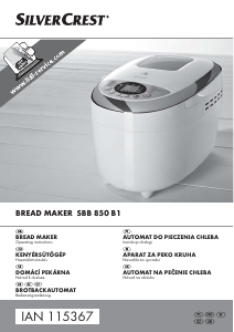 Instrukcja SilverCrest IAN 115367 Automat do chleba