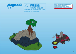 Manual de uso Playmobil set 4847 Adventure Detector de metales con cazadores de tesoros