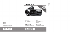 Manuale SilverCrest IAN 75981 Videocamera
