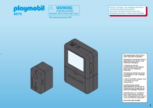 Manual Playmobil set 4879 Adventure Spy camera set