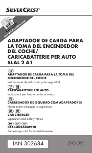 Manual de uso SilverCrest IAN 302684 Cargador de coche