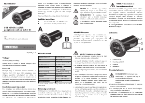 Használati útmutató SilverCrest IAN 305371 Autós töltő