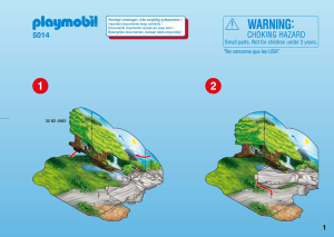 Handleiding Playmobil set 5014 Adventure Uitgebreide dinowereld