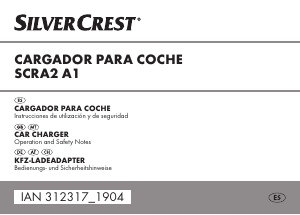 Manual de uso SilverCrest IAN 312317 Cargador de coche