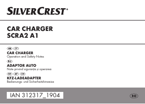 Manual SilverCrest IAN 312317 Incărcător auto